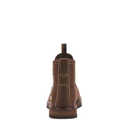Image showing 1 th Ariat Men's Groundbreaker Chelsea Waterproof Steel Toe Work Boots