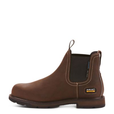 Image showing 2 th Ariat Men's Groundbreaker Chelsea Waterproof Steel Toe Work Boots