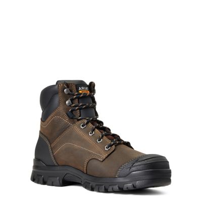 Image showing 2 th Ariat Men's Treadfast Waterproof Soft Toe Work Boots, 6 in.