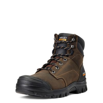 Ariat Men's Soft Toe Treadfast Waterproof Work Boots, 6 in.