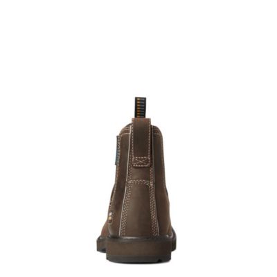Image showing 1 th Ariat Men's Groundbreaker Chelsea Wide Waterproof Soft Square Toe Work Boots