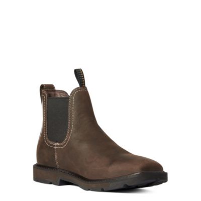 Image showing 2 th Ariat Men's Groundbreaker Chelsea Wide Waterproof Soft Square Toe Work Boots