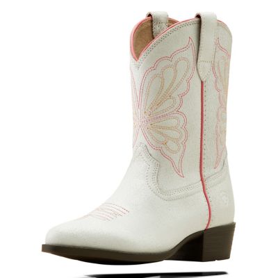Ariat Girls' Youth Heritage Butterfly Western Boots