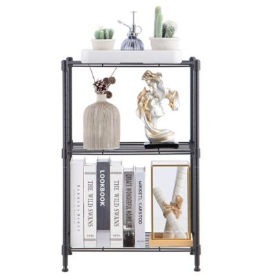 Image showing  3-Tier Grey Wire Shelving Unit, 12X18X26I