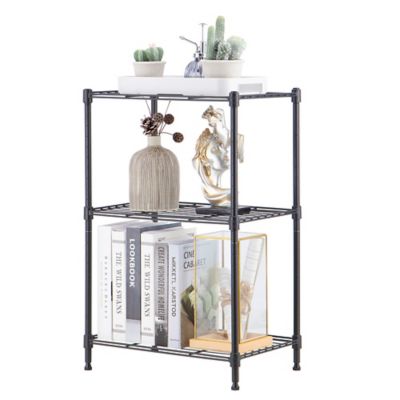 Image showing  3-Tier Grey Wire Shelving Unit, 12X18X26I
