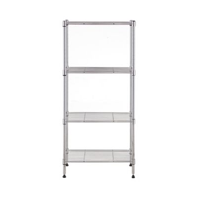 MZG 4-Tier Black Wire Shelving Unit, 12 x 18 x 39in.
