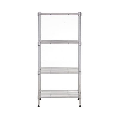 MZG 4-Tier Black Wire Shelving Unit, 14 x 30 x 48 in.