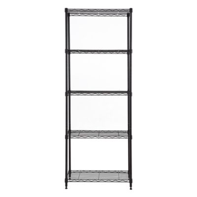MZG 5 Tier White Coating Shelving, 14 x 36 x 72 in.