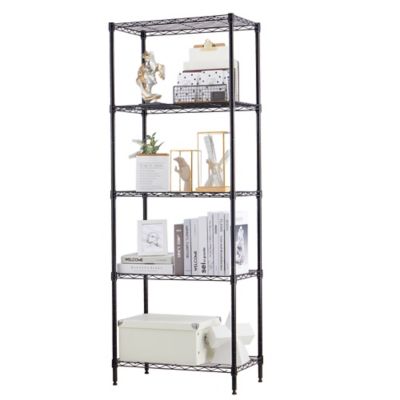 Image showing  5 Tier White Coating Shelving, 14 x 36 x 72 in.