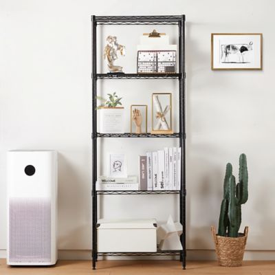 Image showing  5 Tier White Coating Shelving, 14 x 36 x 72 in.