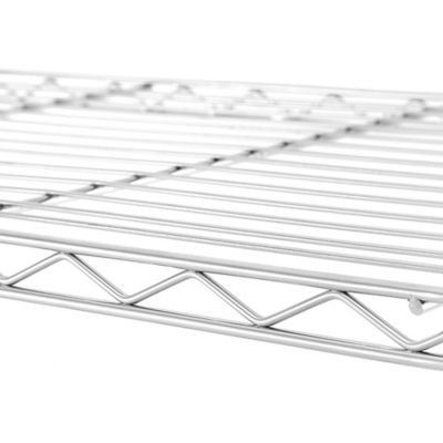 Image showing 6 th MZG 4-tier Wire Shelving Unit, 14X30X47, Chrome