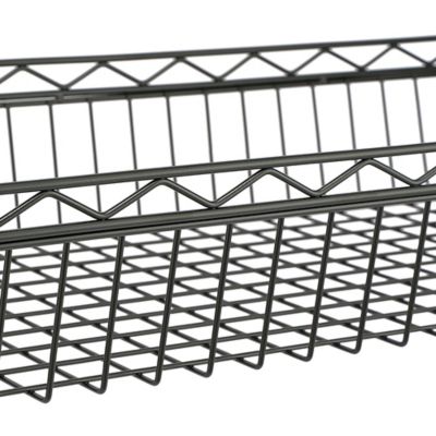 Image showing 6 th MZG 4 Tier Black Coating Shelving, 14 x 36 x 59 in.