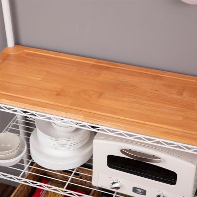 Image showing  3-Tier Bakers Rack White Coating Finish1