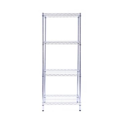 MZG 4-Tier Chrome Heavy Duty Wire Shelving Unit