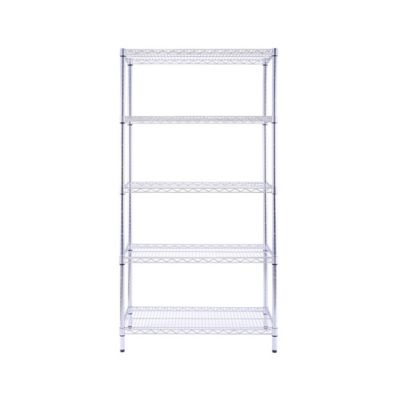 MZG 5-Tier Chrome Wire Shelving Unit 18 x 36 x 72in.