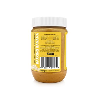 Image showing  Barking Banana Peanut Butter Spread for Dogs, 17 oz.