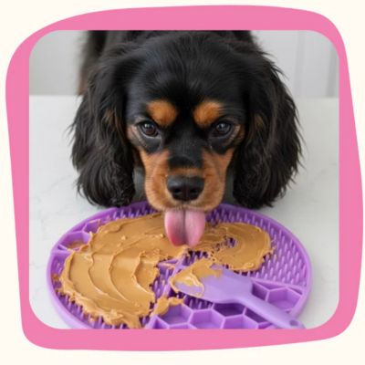 Image showing  Barking Banana Peanut Butter Spread for Dogs, 17 oz.