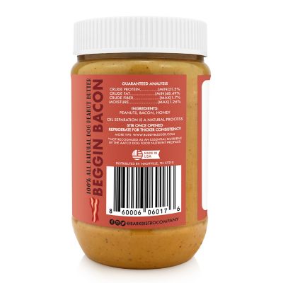 Image showing  Bangin Bacon Peanut Butter Spread for Dogs, 17 oz.