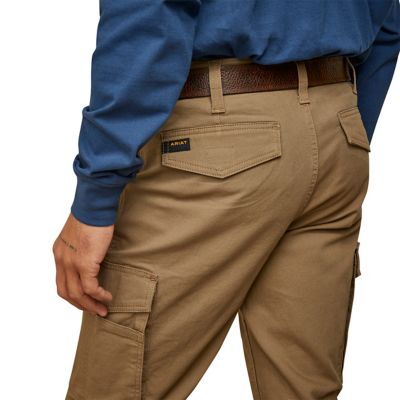 Image showing 5 th Ariat Men's Rebar M4 Relaxed Made Tough Cargo Straight Leg Work Pant
