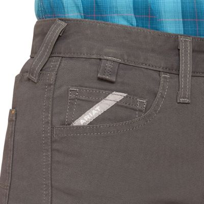 Image showing 3 th Ariat Women's Made Tough Straight Leg Fit Rebar Perfect Rise Work Pants
