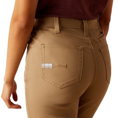 Image showing 2 th Ariat Women's Made Tough Straight Leg Fit Rebar Perfect Rise Work Pants