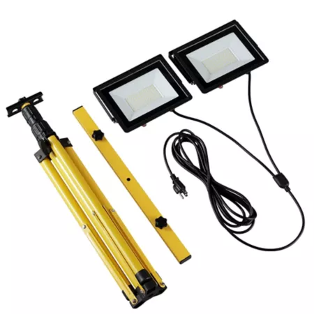 JobSmart 9 000 Lumen Dual Head SMD Work Light Standing Work Lights