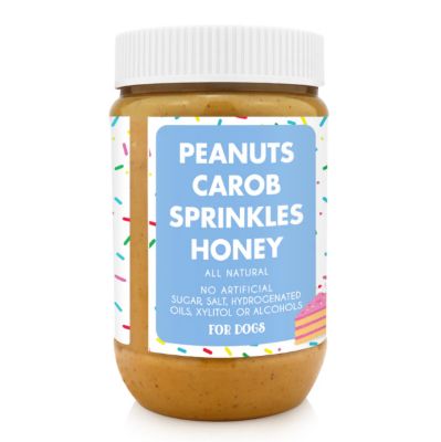 Image showing  Birthday Bash Peanut Butter Spread for Dogs, 17 oz.