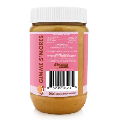 Image showing  Gimme S mores Peanut Butter Spread for Dogs, 17 oz.