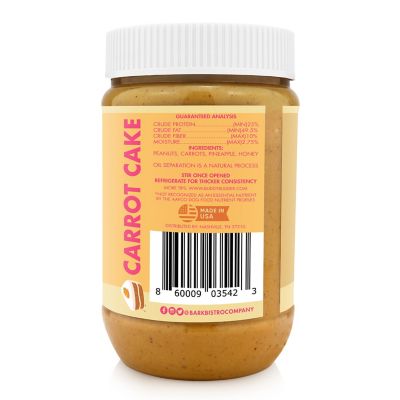 Image showing  Carrot Cake Peanut Butter Spread for Dogs, 17 oz.