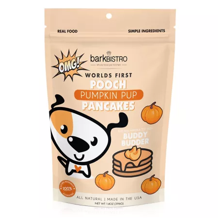 Pooch Pancakes Pumpkin Puppy Pancakes 14 oz. Dog Soft & Chewy Treats