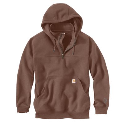 Carhartt Men's Rain Defender Loose Fit Heavyweight Quarter-Zip Mock Hoodie