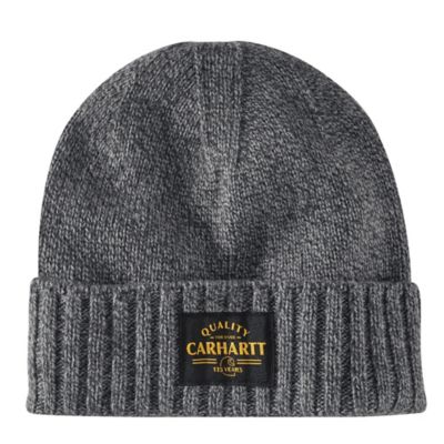 Carhartt Men's Patch Cuffed Wool Knit Beanie