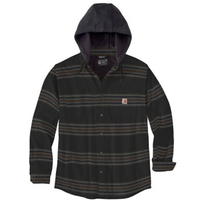 Carhartt hooded flannel jacket sale