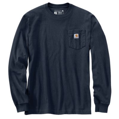 Image showing  Men's Loose Fit Pocket C Graphic Long-Sleeve Work Shirt