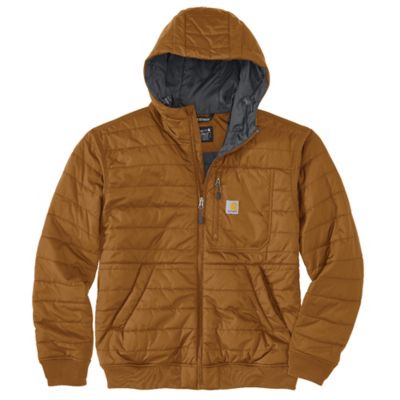 Carhartt Men's Rain Defender Relaxed Fit Lightweight Insulated Hooded Jacket