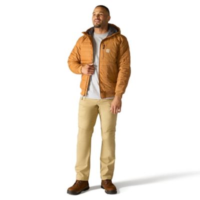 Image showing 5 th Carhartt Men's Rain Defender Relaxed Fit Lightweight Insulated Hooded Jacket
