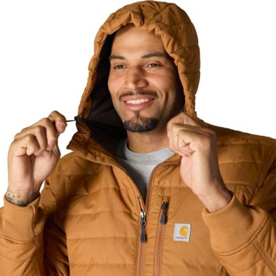 Image showing 8 th Carhartt Men's Rain Defender Relaxed Fit Lightweight Insulated Hooded Jacket