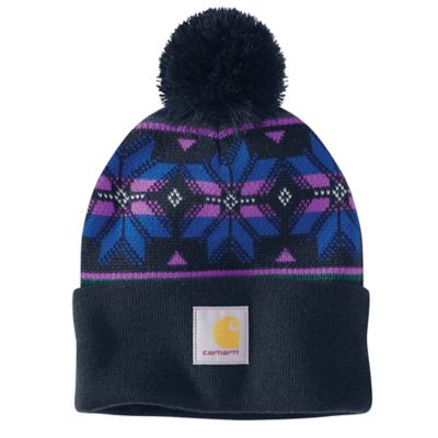 Carhartt Women s Acrylic Knit Beanie with Pom at Tractor Supply Co