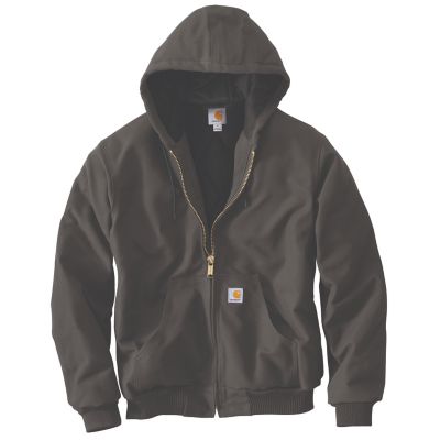 Carhartt Men's J140 Loose Fit Firm Duck Flannel-Lined Insulated Active Jacket