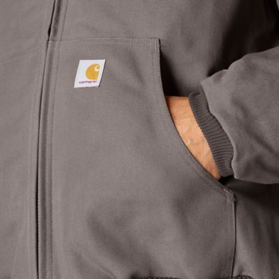 Image showing  Men's J140 Loose Fit Firm Duck Flannel-Lined Insulated Active Jacket