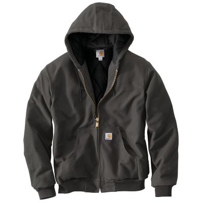 Carhartt Men's J140 Loose Fit Firm Duck Flannel-Lined Insulated Active Jacket