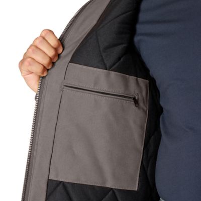 Image showing  Men's J140 Loose Fit Firm Duck Flannel-Lined Insulated Active Jacket