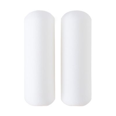 Valspar White Foam Mini Roller Covers, 4 in., 2 count