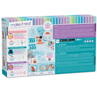 Image showing  Mini Pottery Studio Deluxe Set - DIY All-In-1 Sculpting Craft Kit