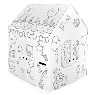 Image showing  Birthday - Kids Art & Craft Cardboard Fort