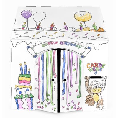 Image showing  Birthday - Kids Art & Craft Cardboard Fort