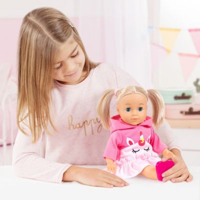 Image showing  Charlene Little Lover Doll - 13 in. Pink Unicorn Top