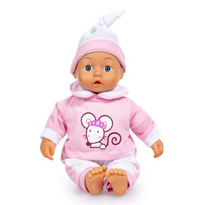 Image showing  Interactive Baby Doll - 14 in. Pink Mouse