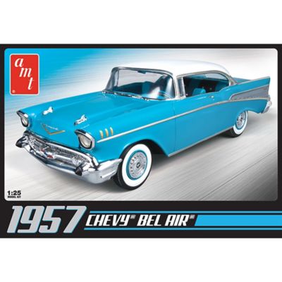 Image showing 9 th AMT 1:25 Scale Model Kit - 1957 Chevy Bel Air - 70+ Parts