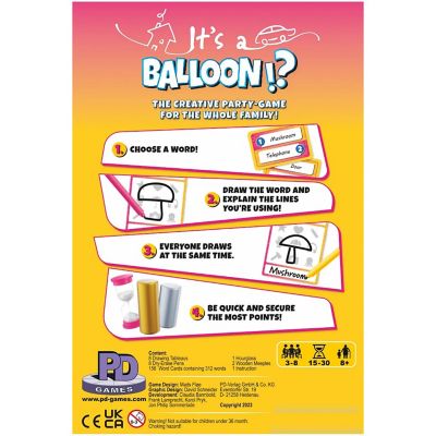 Image showing  It's A Balloon - Word Guessing Drawing Game, Ages 8+, 3-8 Players